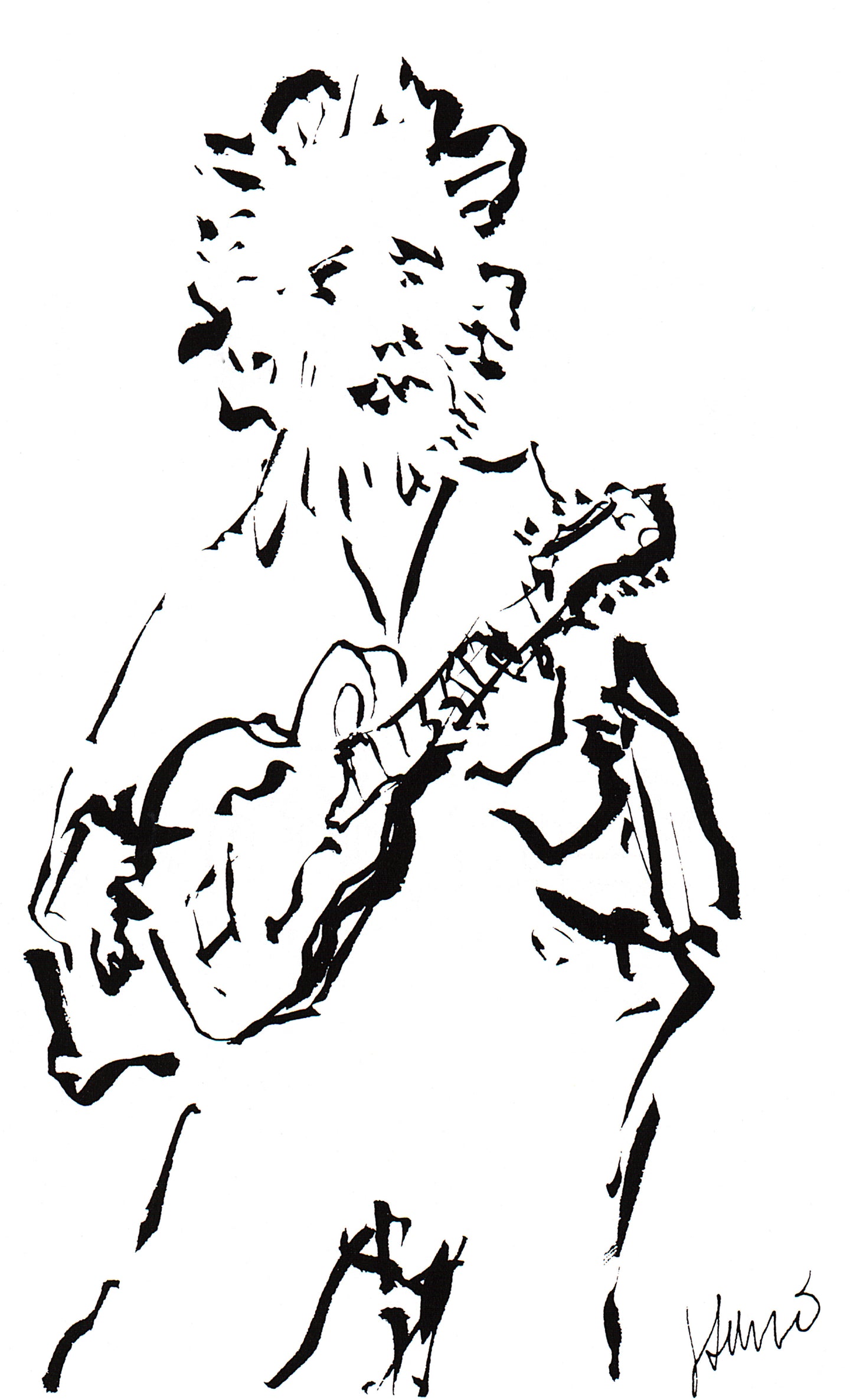Mandolin Player Normal Size